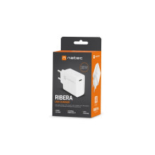 USB Charger - Natec Ribera 20W PD White USB Charger - Natec Ribera 20W PD White