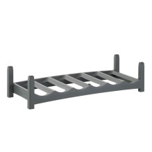 Vyno Stovas - ROTHO Vario Sulankstomas Stacking 6 Buteliams Antracito Spalvos