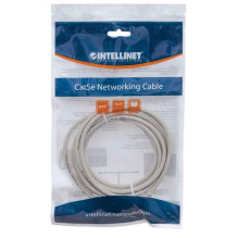 Network Cable - Intellinet Cat5e 3m Gold Plated Grey Network Cable - Intellinet Cat5e 3m Gold Plated Grey