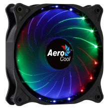 Computer Case Cooler - Aerocool COSMO12FRGB 12 cm 1000RPM RGB Black Fan Computer Case Cooler - Aerocool COSMO12FRGB 12 cm 1000RPM RGB Black Fan