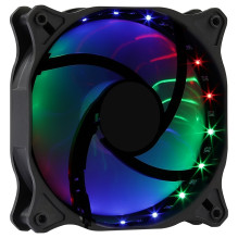 Computer Case Cooler - Aerocool COSMO12FRGB 12 cm 1000RPM RGB Black Fan Computer Case Cooler - Aerocool COSMO12FRGB 12 cm 1000RPM RGB Black Fan