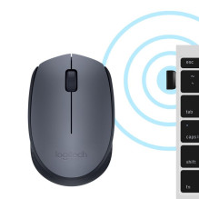 Input Device - Logitech Mouse M170 Wireless 2.4 GHz 10m Distance Gray Input Device - Logitech Mouse M170 Wireless 2.4 GHz 10m Distance Gray
