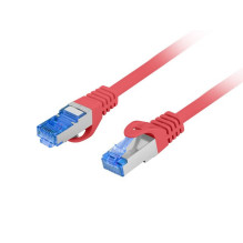 Network Cable - Lanberg S / FTP Cat.6A 0.5M Red Network Cable - Lanberg S / FTP Cat.6A 0.5M Red
