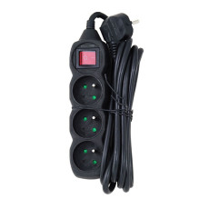 Extension Cord - Esperanza ELK211K 3m 3 AC Sockets Black Extension Cord - Esperanza ELK211K 3m 3 AC Sockets Black