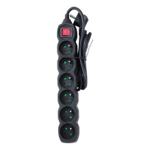 Extension Cord - Esperanza ELK217K 6 AC Outlets 1.5m Indoor Black Extension Cord - Esperanza ELK217K 6 AC Outlets 1.5m Indoor Black