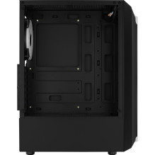 Computer Case - Aerocool Bionic Midi Tower Tempered Glass Black Computer Case - Aerocool Bionic Midi Tower Tempered Glass Black