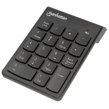 Wireless Keyboard - Manhattan 2.4GHz 18 Keys Black Wireless Keyboard - Manhattan 2.4GHz 18 Keys Black