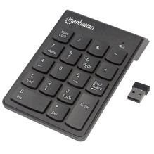 Wireless Keyboard - Manhattan 2.4GHz 18 Keys Black Wireless Keyboard - Manhattan 2.4GHz 18 Keys Black