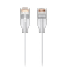 Network Cable - Ubiquiti 0.15 m Cat6, Transparent, White