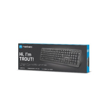 Wired Keyboard - Natec Trout Slim USB Wired Keyboard - Natec Trout Slim USB