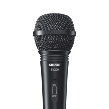 Microphone - Shure SV200 Dynamic Unidirectional Black Microphone - Shure SV200 Dynamic Unidirectional Black