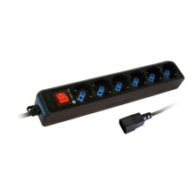 Prailgintuvas - Techly IUPS-PCP-6V 6 Lizdai VDE Kištukas Juodas Prailgintuvas - Techly IUPS-PCP-6V 6 Lizdai VDE Kištukas Juodas