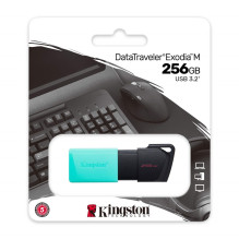 USB Flash Drive - Kingston 256GB USB 3.2 Blue-Green USB Flash Drive - Kingston 256GB USB 3.2 Blue-Green
