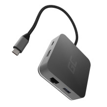 Laptop Dock - Green Cell AK61 USB 3.2 Type-C Silver Laptop Dock - Green Cell AK61 USB 3.2 Type-C Silver