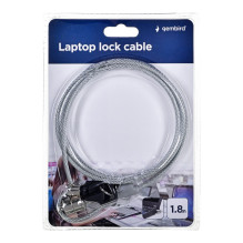 Cable Lock - Gembird Lk-k-01 1.8m Cable Lock - Gembird Lk-k-01 1.8m