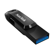 USB Atmintinė - SanDisk Ultra Dual Drive 128GB USB Type-A / Type-C Juoda, Sidabrinė USB Atmintinė - SanDisk Ultra Dual Drive 128GB USB Type-A / Type-C Juoda, Sidabrinė