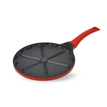 Pancake Pan - Maestro MR-1222-A Non-Stick Aluminum 26 cm Black / Red