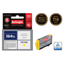 Ink Cartridge - Activejet AH-364YCX 12 ml High Capacity Yellow Ink Cartridge - Activejet AH-364YCX 12 ml High Capacity Yellow