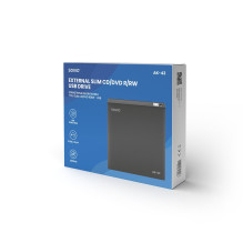 External DVD Drive - Savio AK-43 USB 2.0 Black