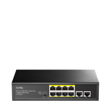 Switch - Cudy FS1010PG 8 Port PoE Fast Ethernet Black