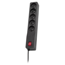 Extension cord - Lestar 3 m, Black Extension cord - Lestar 3 m, Black