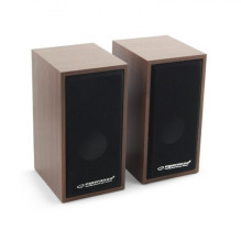 Speakers - Esperanza 2.0 Channel 6W Wooden Set Speakers - Esperanza 2.0 Channel 6W Wooden Set