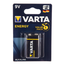 Battery - Varta 9V Energy 6LR61 Alkaline Battery 1 pc. Battery - Varta 9V Energy 6LR61 Alkaline Battery 1 pc.