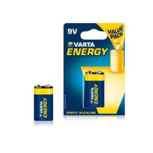 Battery - Varta 9V Energy 6LR61 Alkaline Battery 1 pc. Battery - Varta 9V Energy 6LR61 Alkaline Battery 1 pc.