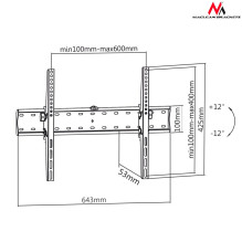 TV Mount - Vivo Adjustable Wall Mount 37-85' TV Mount - Vivo Adjustable Wall Mount 37-85'