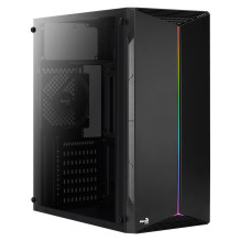 Computer Case - Aerocool Split Midi Tower Black