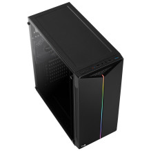 Computer Case - Aerocool Split Midi Tower Black