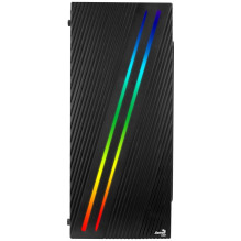 Kompiuterio Korpusas - Aerocool Streak "Midi Tower" Juodas Kompiuterio Korpusas - Aerocool Streak "Midi Tower" Juodas