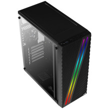 Kompiuterio Korpusas - Aerocool Streak "Midi Tower" Juodas Kompiuterio Korpusas - Aerocool Streak "Midi Tower" Juodas
