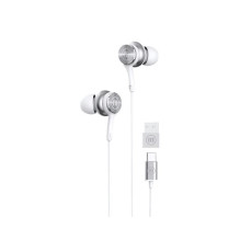 Laidinės Ausinės - Maxell XC1 su USB-C ir USB-A Adapteriu, Baltos Laidinės Ausinės - Maxell XC1 su USB-C ir USB-A Adapteriu, Baltos