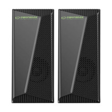 Speakers - Esperanza EGS106 LED Black 6W Speakers - Esperanza EGS106 LED Black 6W