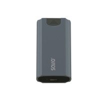 External Drive Enclosure - Savio M.2 SSD NVMe, USB-C 3.1, Gray