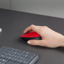 Input Device - Logitech Mouse M171 Wireless 2.4 GHz Battery Life 12 Months Red