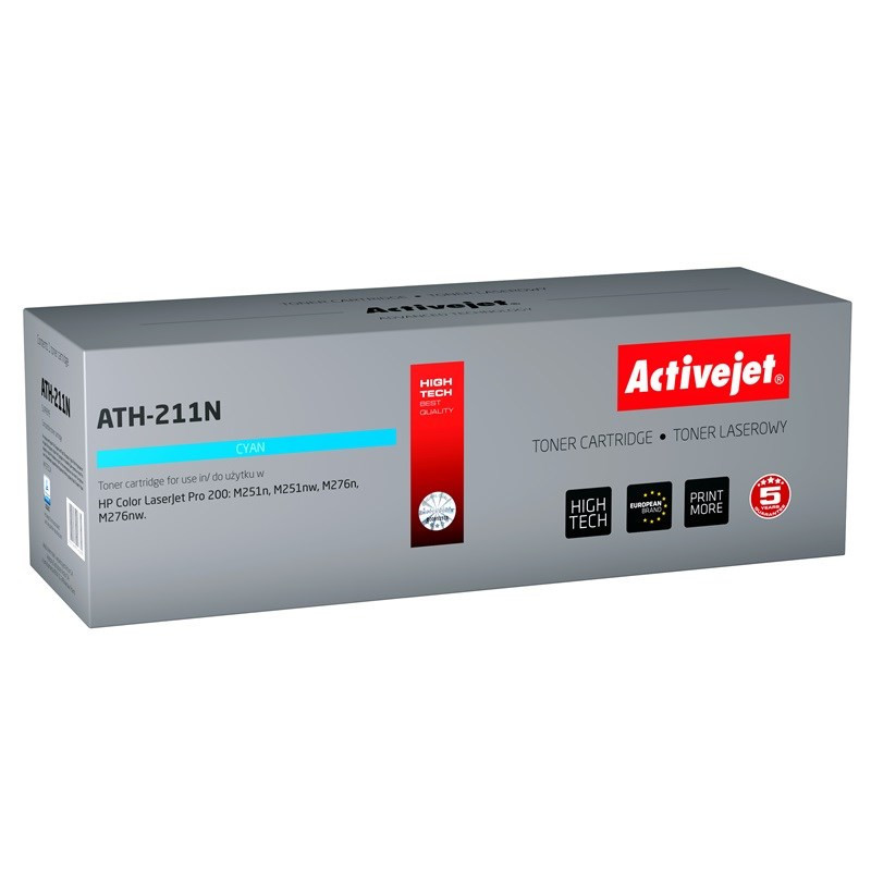 Toneris - Activejet ATH-211N Suderinamas su HP 131A Canon CRG-731C Cyan