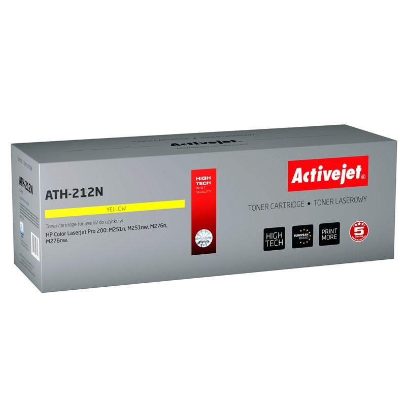 Tonerio Kasetė - Activejet ATH-212N, Geltona