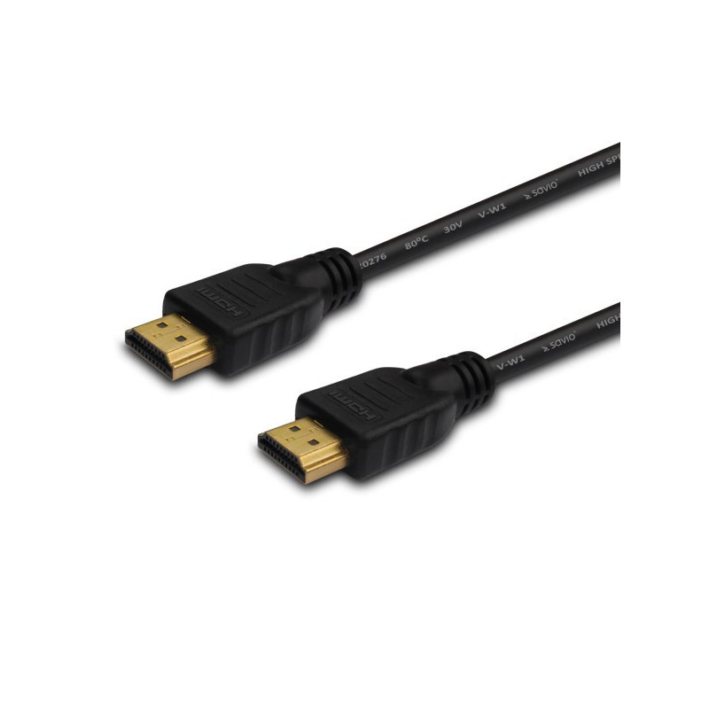 HDMI Laidas - SAVIO CL-34 10m HDMI Type A 4096x2160 Juodas
