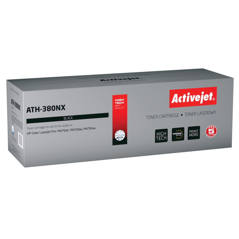 Tonerio Kasetė - Activejet ATH-380NX Juoda, 4400 Puslapių