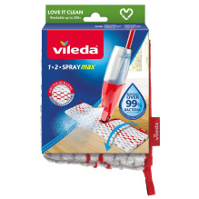 Floor Cleaning Mop - Vileda 1.2 Spray Max Red, White