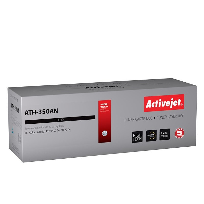 Tonerio Kasetė - Activejet ATH-350AN, 1300 Puslapių, Juoda.