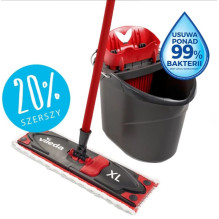 Šluotos Rinkinys - Vileda Ultramax XL Mikropluošto 360° Sukimosi Juoda / Raudona Šluotos Rinkinys - Vileda Ultramax XL Mikropluošto 360° Sukimosi Juoda / Raudona