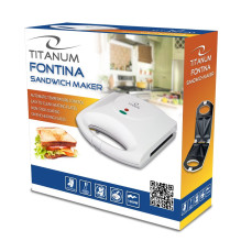 Sumuštinių Keptuvė - Titanium Tkt006W 1000 W Balta Sumuštinių Keptuvė - Titanium Tkt006W 1000 W Balta
