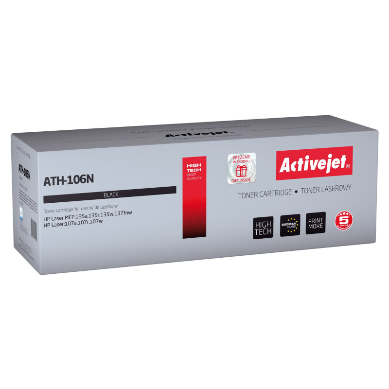 Toner Cartridge - Activejet ATH-106N 1000 Pages Black