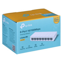 Network Equipment - TP-LINK LS1008 8-Port 100Mbps Switch Energy Efficient