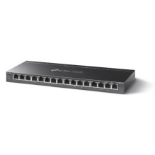 Komutatorius - TP-Link TL-SG116P Ne-valdomas Gigabit Ethernet Juodas