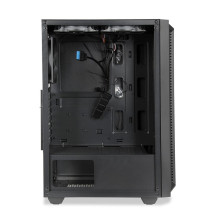 Computer Case - iBox CETUS 906 ATX Midi Tower 29cm GPU 16cm CPU Cooler Black