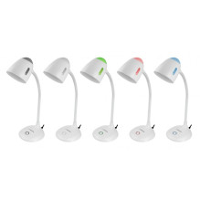 Table Lamp - Esperanza ELD110W E27 12W LED Flexible Arm 470mm White Table Lamp - Esperanza ELD110W E27 12W LED Flexible Arm 470mm White